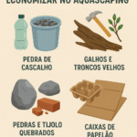 Dicas de reaproveitamento de materiais para economizar no aquascaping