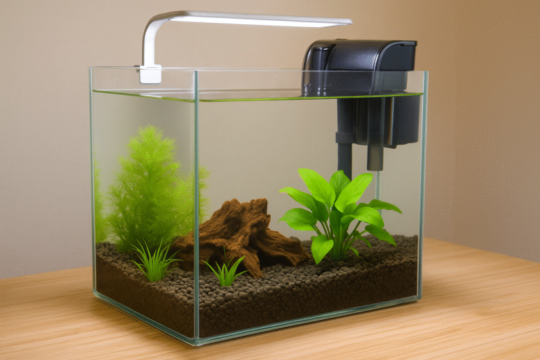 Passo a passo para manter um aquário de 20L sempre cristalino