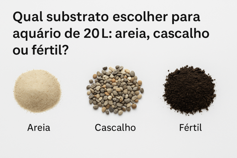 Qual substrato escolher para aquário