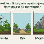 Layout temático para aquário