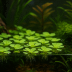 Plantas flutuantes no aquário
